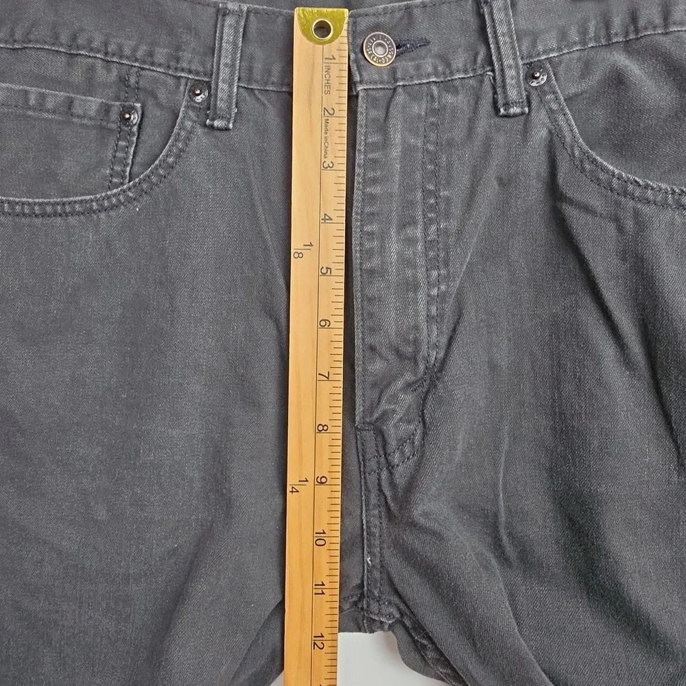 Levi's 505 Jeans Men's Size 36x32 Black Straight Leg Logo